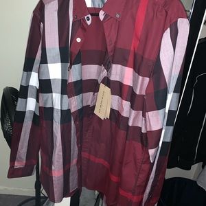 Long sleeve Burberry Button Down